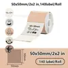 Papel de Etiqueta Redonda Autoadhesivo para Fabricante 50mm Colorido Ciclo Adecuado para Papel de Impresión Térmica Phomemo M220