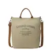 Bolsa de Hombro Individual de Moda Más Vendida Lona Gruesa Cruzada Diseño Impermeable Admite Impresión de LOGOTIPO Fuente Mayorista