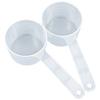 Cuchara Medidora de Plástico Empaquetada Individualmente 25g Cuchara para Polvo de Mascarilla 50ml con Escala para Alimentación, Fertilizante o Agua 50g