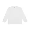 Yidao Roupas Vintage 2026 Outono Novo Retrô Americano Texturizado Básico Gola Redonda Solta Versátil Manga Longa Camiseta para Homens