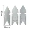 Juego de Galgas de Espesor 75-300mm Calibrador de Espesor Galga de Espesor Combinada Calibrador de Holguras 0.01-1mm Sistema Métrico e Imperial con Insertos de Latón