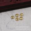 Yiwu Jinlou Nuevo Cobre Chapado en Oro con Retención de Color Rueda Electrochapada Cuentas Espaciadoras Planas Accesorios para Pulseras con Cuentas Hechas a Mano B907