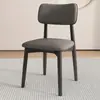 Cadeira de jantar nórdica, moderna, simples e elegante, adequada para uso doméstico, restaurante, hotel, cadeira de jantar com encosto, luxo leve, cadeira de jantar na cor de madeira natural