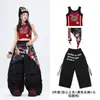 Roupas de Jazz para Meninas Hip Hop Tendência Cool Performance de Jazz Infantil Fantasia para Performance de Street Dance Infantil Roupa da Moda Meninas