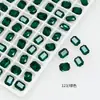 Rhinestones Octogonales Largos Dongzhou de 4*6 mm para Uñas, Rhinestones Octogonales Rectangulares con Base Puntiaguda, Rhinestones para Uñas DIY, Decoraciones Súper Brillantes para Uñas