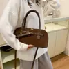 Bolsa de Moda Nicho Retro Estampa de Leopardo para Mulheres Nova Tendência da Temporada 2025 Bolsa de Mão Fashion Versátil Bolsa de Ombro Casual