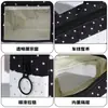 Estuche Musical de Doble Estrella con Orejas de Gato, Estuche Ita Bag de Alto Valor con Orejas de Gato y Estrella, con Ventana Transparente para Mostrar Tarjetas Pequeñas, Gran Capacidad