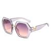 Nuevas gafas de sol de moda de montura gruesa transfronterizas estampado de leopardo para dama gafas de sol de metal con montura en V para mujer fabricantes venta al por mayor 8810