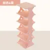 Prateleira de Sapatos Simples Multifuncional para Porta Economizadora de Espaço para Dormitório Costura em Camadas Prateleira de Armazenamento Personalizada Prateleira de Armazenamento de Plástico