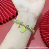 Nuevo Pulsera de Conejo de Jade Estilo Chino para Mujer, Diseño de Nicho de Moda, Alto Valor Estético, Pulsera de Estudiante, Pulsera de Amistad, Pulsera de Cumpleaños Estilo Vintage