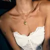 Collar con Colgante de Corazón de Acero de Titanio Estilo Europeo y Americano Wanxing, Joyería de Acero Inoxidable de Lujo Ligero de Gama Alta, Cadena para Clavícula que No se Desvanece
