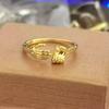 Nuevo amor transfronterizo anillo de abrazo de manos anillo de pareja japonés y coreano anillo abierto simple para hombre y mujer