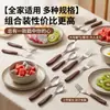 ¡Guau! Cuchara Personalizada para Sandía de Acero Inoxidable 304 con Mango de Madera texturizada, Cuchara de Postre, Cuchara de Sopa de Alto Valor Estético, Cuchara de Mesa