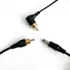 Cable de conexión para máquina de tatuar con motor, gancho para tatuaje, línea RCA, interfaz DC, cable de alimentación para tatuaje, codo en ángulo recto, enchufe recto