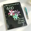 Cuaderno Nuevo Delgado Animal Oscuro Seleccionado Cuidadosamente de 400 Páginas con Páginas Rayadas A4 para Notas, Preparación de Exámenes, Diario y Actividades