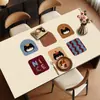Jogo Americano de Mesa Cartoon Fofo Retrô para Animal de Estimação, Luxuoso e de Alta Qualidade, Jogo Americano para Mesa de Centro de Sala de Estar, Lavável, Impermeável, à Prova de Óleo, Resistente ao Calor