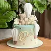 Estilo Ins Transfronteiriço Grande Desconto Bolo de 1º Aniversário de Bebê Acrílico Sobremesa Festa de Confeitaria Suprimentos