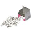 Paperclip material de escritório papelaria paperclip de metal paperclip paperclip boxed 80 atacado