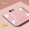 Dropshipping Balança Inteligente Bluetooth de Gordura Corporal Balança de Gordura Doméstica Precisa Balança Eletrônica para Dormitório de Meninas Adultas Balança de Peso