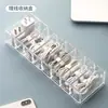 Cable de Datos de Escritorio para Carga Caja de Almacenamiento para Auriculares Transparente Organizador de Cajones Multifuncional Compartimento Caja de Almacenamiento Caja de Almacenamiento