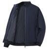 Jaqueta masculina de alta qualidade Sense Outono 2024 Nova casual masculina cor sólida meia-idade pai top jaqueta masculina