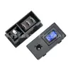 Enchufe de Alimentación DC 5A 12VDC, Enchufe de Audio Dos en Uno con Interruptor Iluminado, Enchufe DC 5521/5525