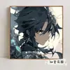 Genshin Impact Pintura al Óleo Digital DIY Dios del Agua Furina Animación Bidimensional Periférico Caricatura Pintura Decorativa Pintada a Mano Venta al por Mayor