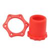 Anillo Antivuelco para Micrófono de KTV Hexagonal Especial Anillo Protector Universal Funda de Cola Inferior Anillo Antivibración de Cuatro Esquinas Anillo Antideslizante para Micrófono