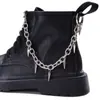 Tendencia de Moda en Joyería Transfronteriza Europea y Americana Cadena de Tobillo con Colgante de Remache Simple Cadena para Zapatos Accesorios Metálicos Versátiles