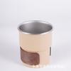 Copo de Cerveja Escada Enrolada de Aço Inoxidável 304 Camada Única Estilo Acampamento ao Ar Livre Copo de Degrau para Café Copo Empilhável Portátil