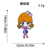 Parche de Bordado con Lentejuelas de Toalla de Dibujos Animados, Lindo Parche de Bordado de Chica Versión Q para Ropa Infantil, Parche Decorativo para Bolsos