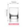 Taza de té de vidrio resistente al calor Lemeyer, taza de cerveza, taza para bebidas de jugo de uso doméstico, taza de agua, vidrio al por mayor, impresión de logotipo
