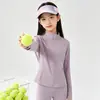 Capa base infantil transpirable, chaqueta de forro polar con media cremallera para niñas, corte ajustado y favorecedor, capa interior para chaquetas recubiertas contra el viento, conjunto deportivo