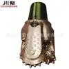 Broca de rodillo para pozo de agua de perforación petrolera de Sichuan, rodamiento sellado de goma, rueda de tres conos con insertos de 7 7/8 pulgadas