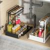 Estante de Almacenamiento Extraíble para Fregadero de Gabinete de Cocina Estante de Almacenamiento para Baño Estante de Almacenamiento para Condimentos de Encimera Spot