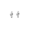 Pendientes Asimétricos de Estrella y Luna con Circonita Pendientes de Estrella para Mujer Estilo Celebridad de Internet Coreana Pendientes de Luna Pendientes de Estrella de Cinco Puntas Simples