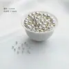 Cuentas sueltas chapadas en oro de 18 quilates que conservan el color, cuentas chapadas en oro, pulsera con cuentas espaciadoras, cuentas de plata, accesorios para ensartar pulseras DIY hechas a mano, materiales para ensartar cuentas