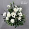 Mori White conjunto de cena de casamento fresco flor artificial floral Ponto de flor de estrada fundo palco arranjo de boas-vindas