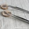 Pinzas de acero inoxidable 0.8 mm codo pinzas ordinarias artesanía accesorios pequeños mayoreo herramienta DIY Pinzas