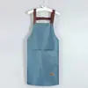 2026 Nuevo Delantal de Cocina Doméstico Estilo Japonés, Súper Impermeable y Resistente al Aceite, Delantal de Cocina de Verano para Mujer Ropa de Trabajo