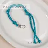 Bolso de Estilo Nuevo con Correa Tejida a Mano de Paracord, Correa de Muñeca Anticaída para Llevar, Tendencia Portátil de Cuerda Tejida Estilo Nuevo