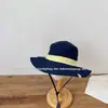 Sombrero de Pescador Patchwork Delgado de Secado Rápido de Verano para Niños Estilo Coreano Versátil con Cordón Protección Solar para Exteriores Sombrero Parasol Venta al por Mayor