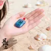 Colar com Pingente de Paz e Segurança em Formato de Pão, Item de Moda Popular para Transmissão ao Vivo, Corrente de Suéter de Jade Simples e Elegante Pingente Atacado