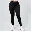 Pantalones de mujer transfronterizos europeos y americanos de talla grande para mujer, leggings ajustados, pantalones casuales, pantalones de cadera, pantalones ajustados F201839
