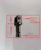 Socket Cuadrado de Doble Extremo Socket Pequeño para Pistola de Aire Impulsor de 1/2 Pulgada 5 a 32 mm Llave Doble Cuadrada Tratado Térmicamente y Duradero