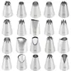 Boquilla decorativa lisa Spot 304 calibre 25/30/35MM herramientas para pasteles de acero inoxidable suministros de cocina para hornear DIY