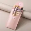 Set de Brochas de Maquillaje Macaron de Ocho Piezas Transfronterizo, Práctico para Polvos, Correctores, Sombras de Ojos, Herramientas de Belleza, Fábrica Mayorista