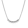 Suministro Exclusivo Transfronterizo de Collar de Circonita con Forma de Corazón, Accesorios a Juego para Mujer, Cadena para Clavícula con Colgante de Acero de Titanio de Alto Grado Antidesvanecimiento para Otoño e Invierno