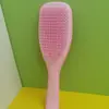 Pente de Princesa Pequeno com Cabo Longo Estilo Tiktok, Pente Airbag de Princesa Britânica Tt, Pente de Massagem para Cabelos Cacheados Princesa
