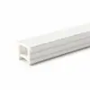Capa flexível de silicone sem montagem para fitas de luz LED, placa frontal de luz linear embutida, linhas macias dobráveis